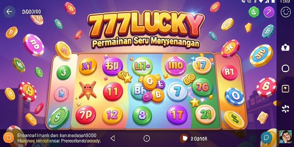 Screenshot gameplay 777LUCKY dengan suasana Bingo yang seru.