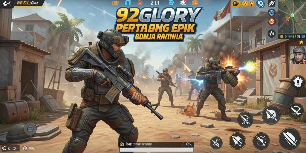 Gameplay seru di arena pertempuran 92GLORY.