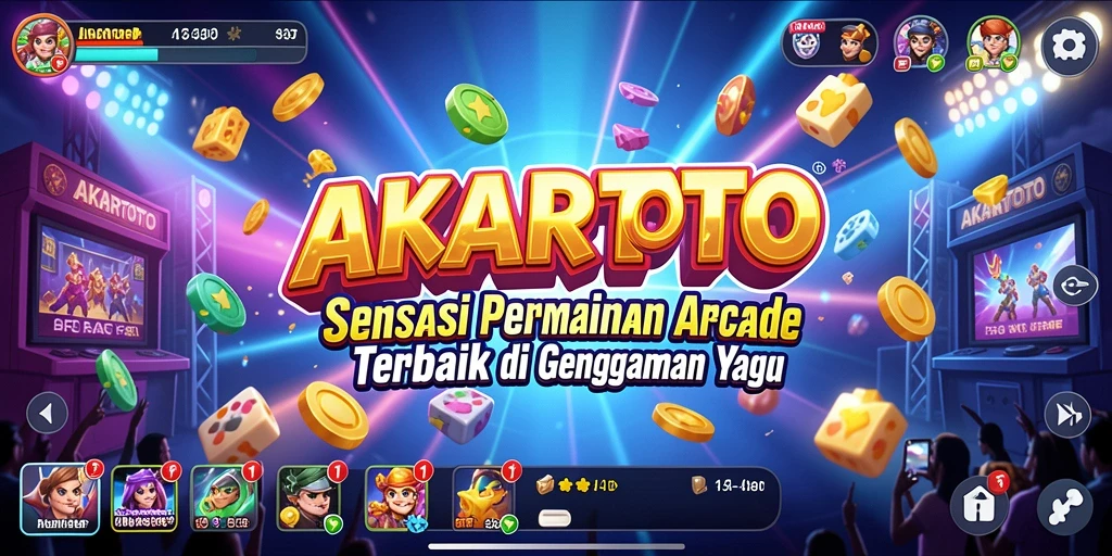 Tampilan gameplay menarik dari AKARTOTO dengan banyak aksi seru.
