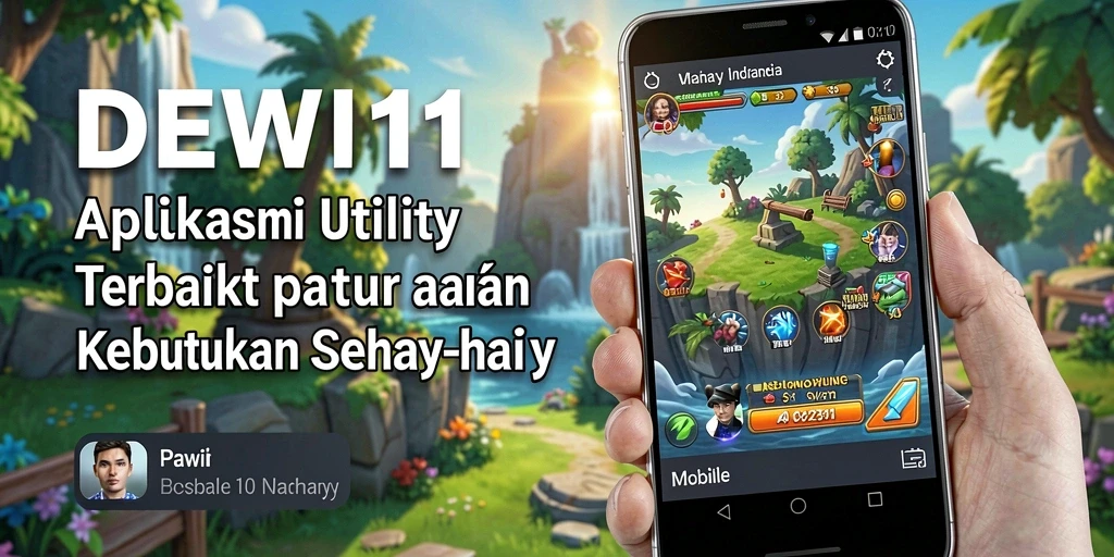 Tampilan antarmuka DEWI11 yang informatif dan mudah digunakan.