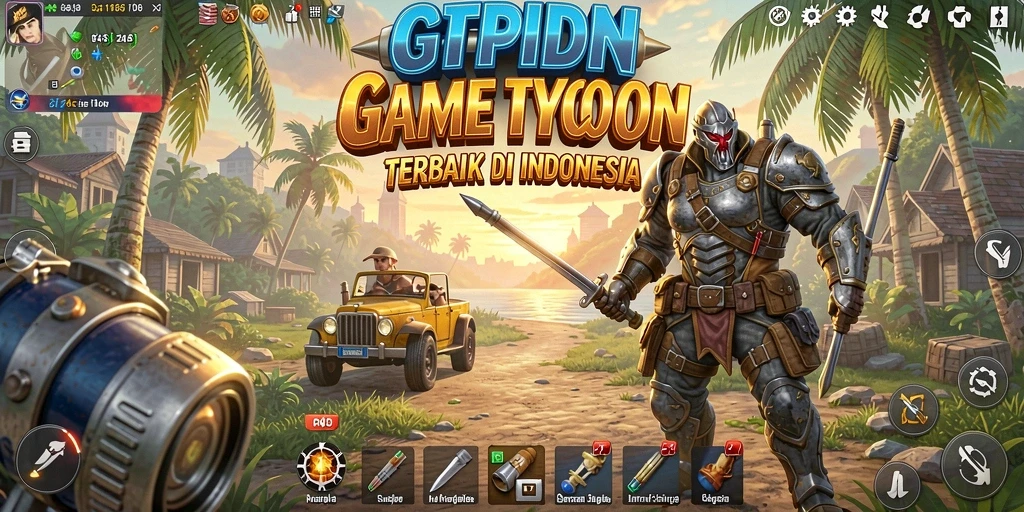 Screenshot menunjukkan tampilan menarik dari gameplay GTPIDN.