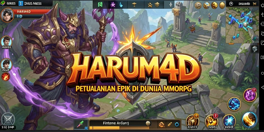 Tangkapan layar gameplay HARUM4D menunjukkan aksi pertempuran yang mendebarkan.