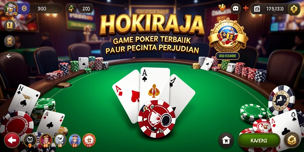 Tampilan gameplay HOKIRAJA yang mendebarkan dan menarik.