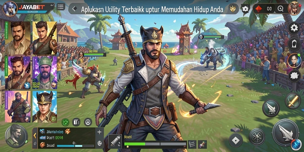 Tampilan antarmuka modern dan fungsional dari JAYABET yang intuitif.