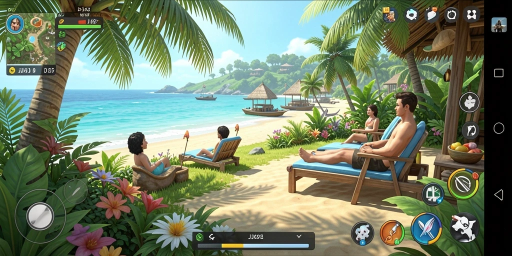 Screenshot gameplay JJ62 yang menunjukkan suasana bermain yang menyenangkan.