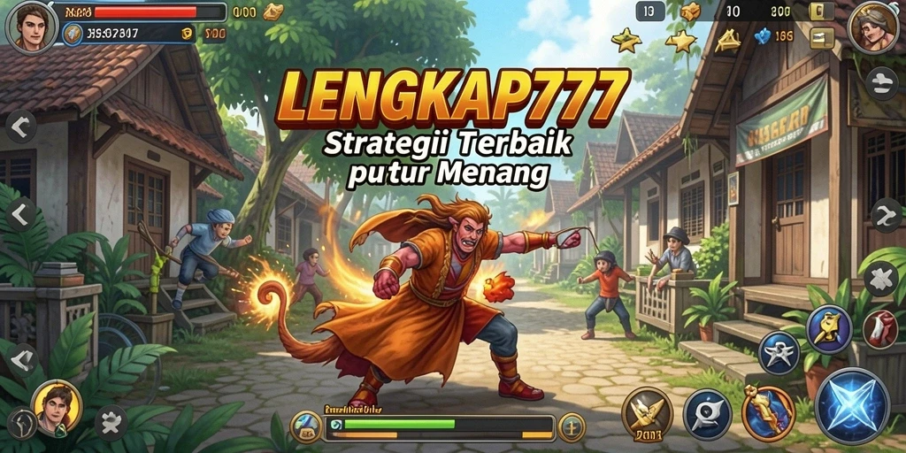 Tampilan gameplay strategis dari LENGKAP777 yang menantang.