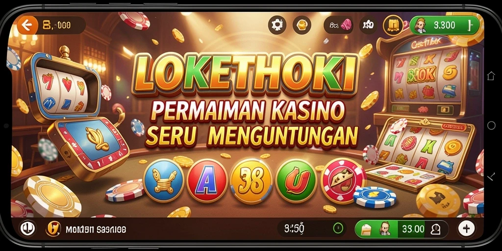Tampilan gameplay seru dan mengasyikkan di LOKETHOKI.