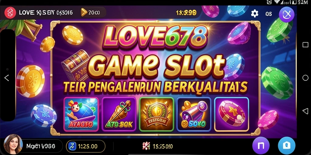 Tampilan menarik gameplay LOVE678 dengan berbagai tema slot.