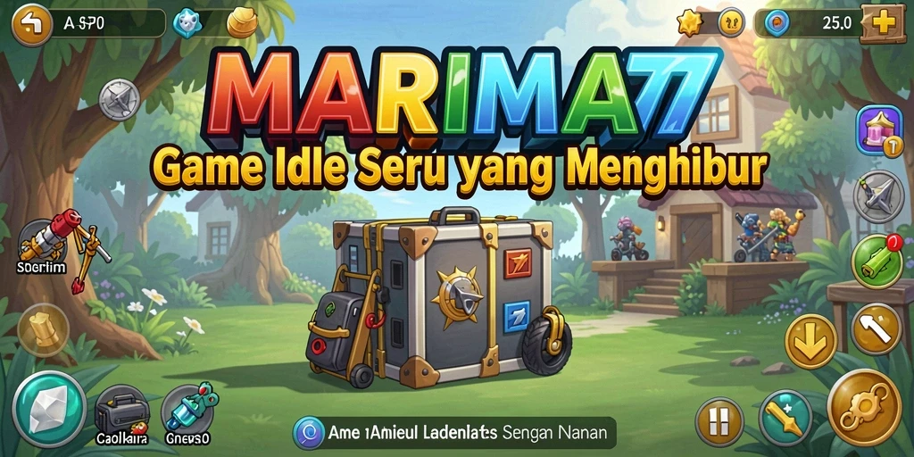 Tampilan gameplay menarik dari MARIMA77 dengan elemen Idle.