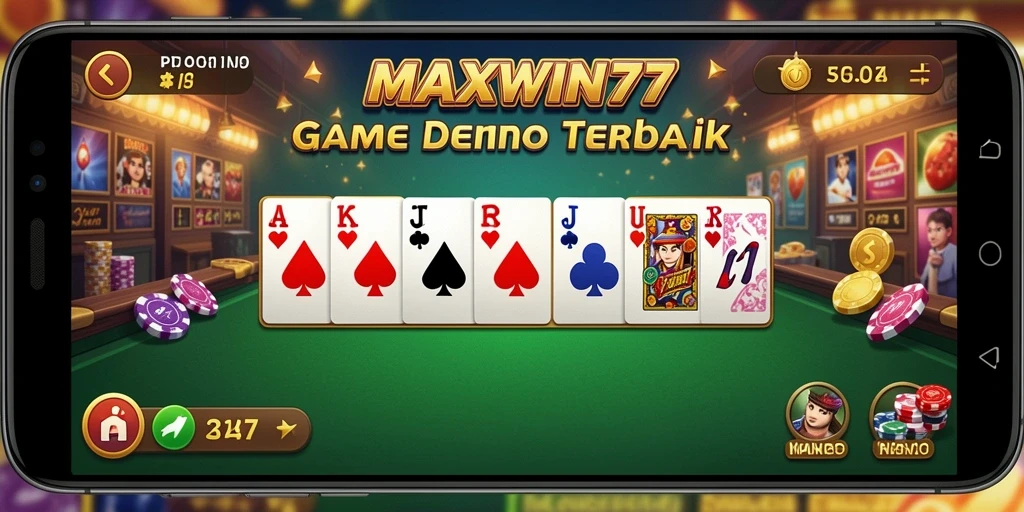 Screenshot gameplay yang menarik dari MAXWIN77 dengan elemen Domino.