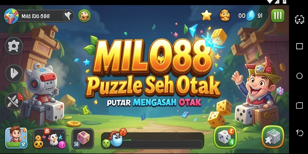 Tampilan menarik dari gameplay menantang di MILO88.