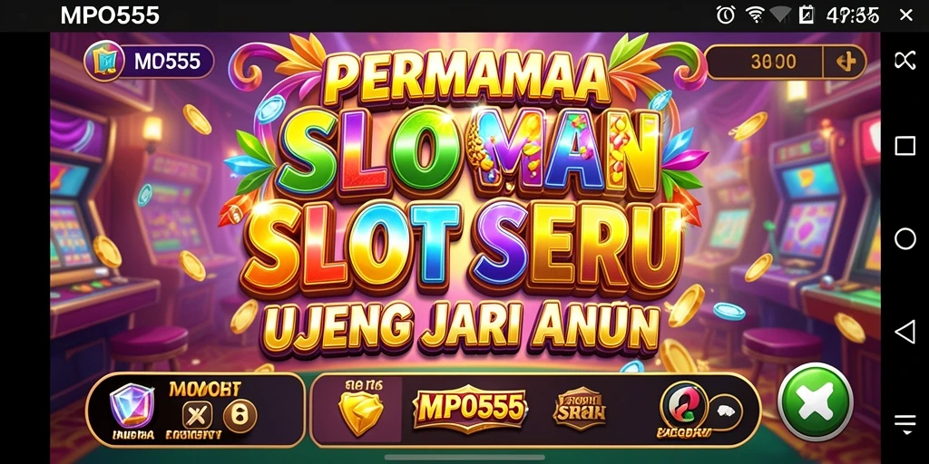 Screenshot menunjukkan gameplay menarik dan seru dari MPO555.