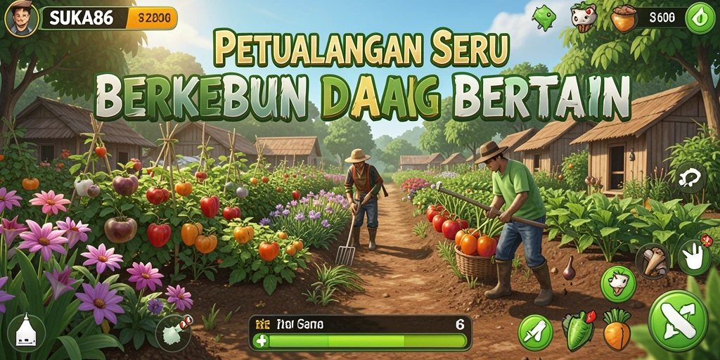 Tampilan gameplay seru di dunia pertanian SUKA86.