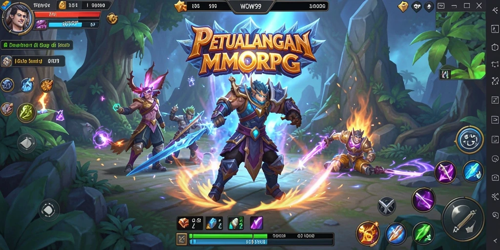 Gameplay seru dengan grafis menawan di WOW99.