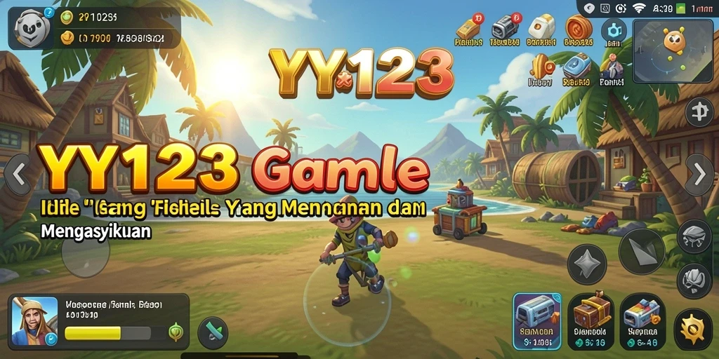 Tampilan gameplay seru dalam YY123 dengan elemen Idle yang menarik.